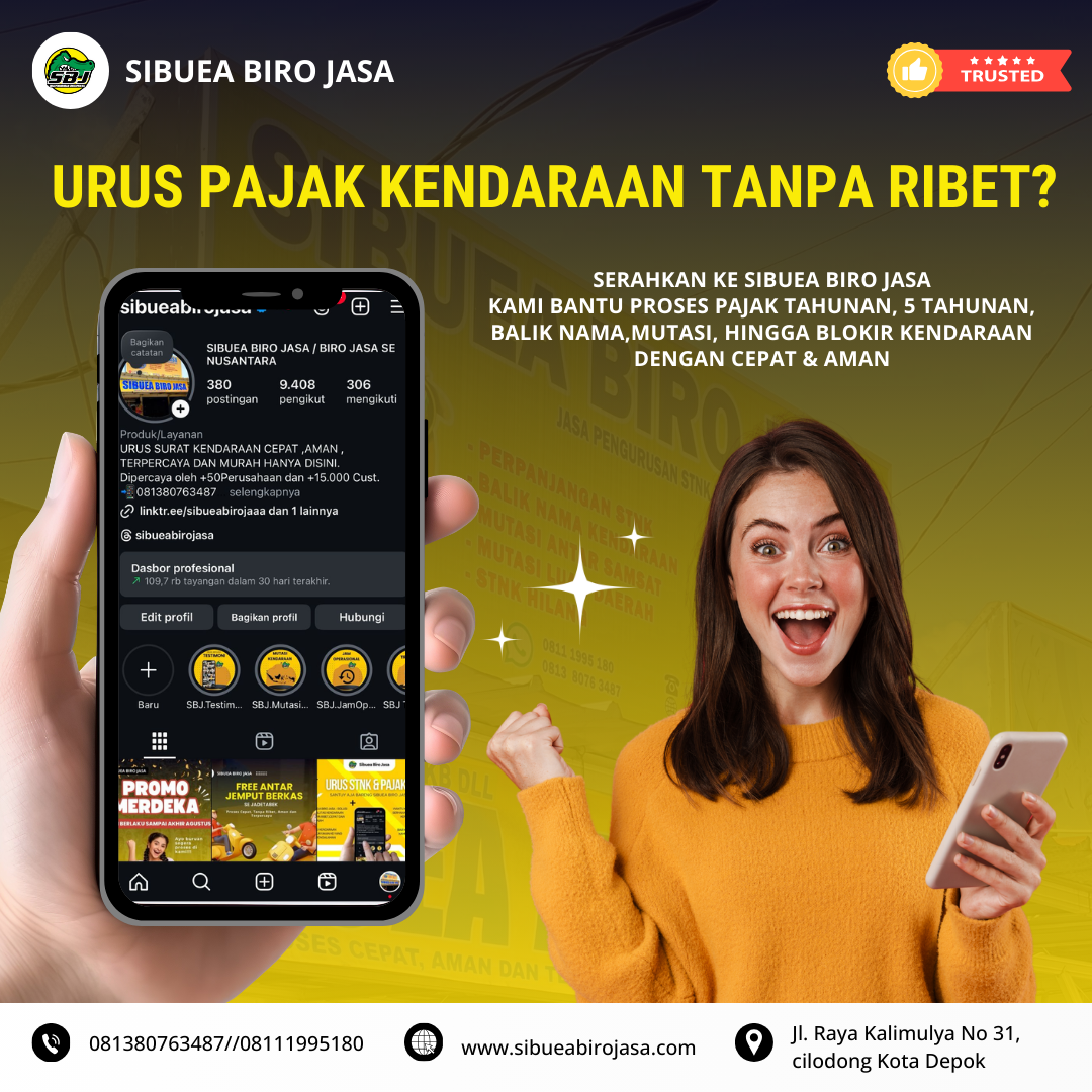Urus Pajak Kendaraan Tanpa Ribet? Serahkan ke Sibuea Biro Jasa! 🚗✨