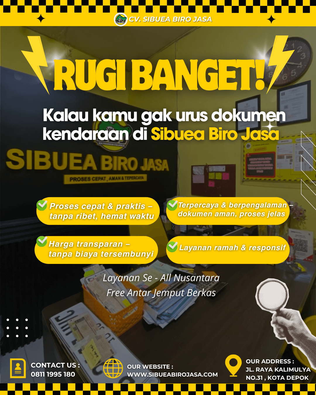 Rugi Banget! Kalau Urus Dokumen Kendaraan Tanpa Bantuan Profesional