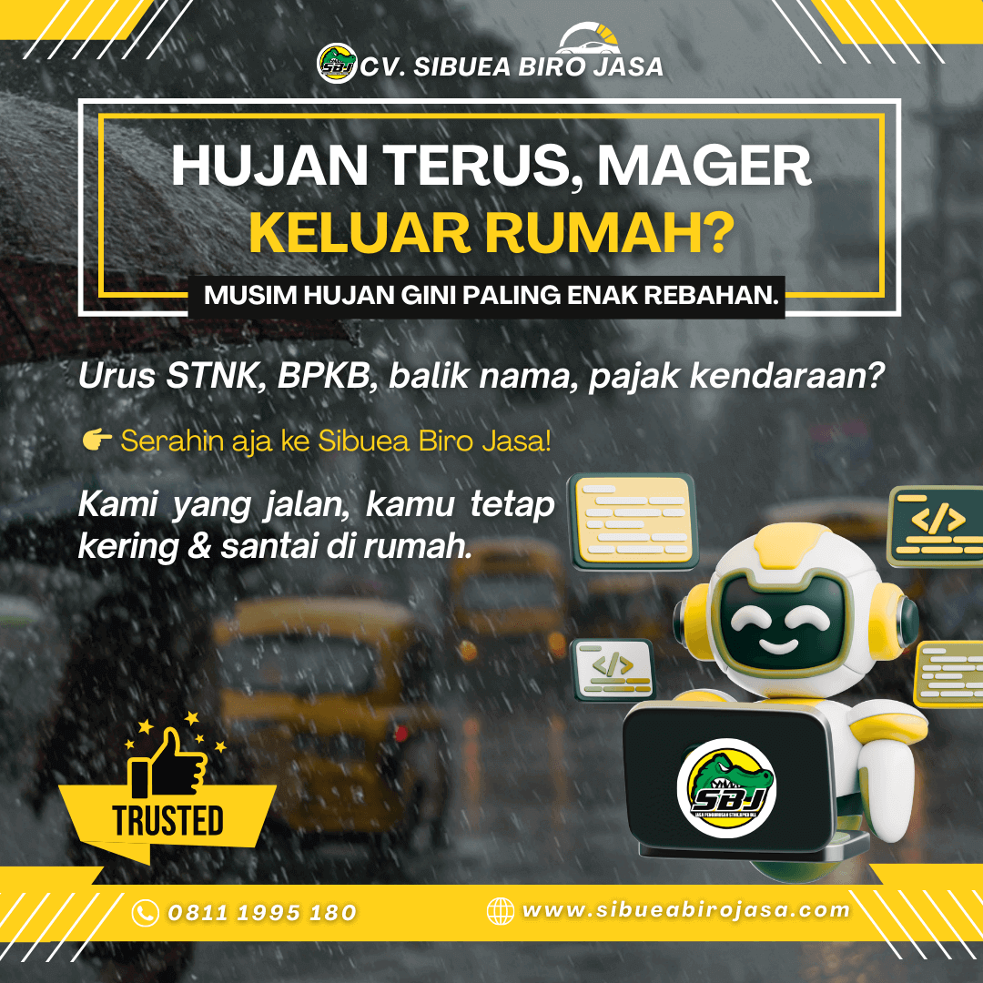 Hujan Terus, Mager Keluar Rumah? Urusan Kendaraan Serahkan Saja!
