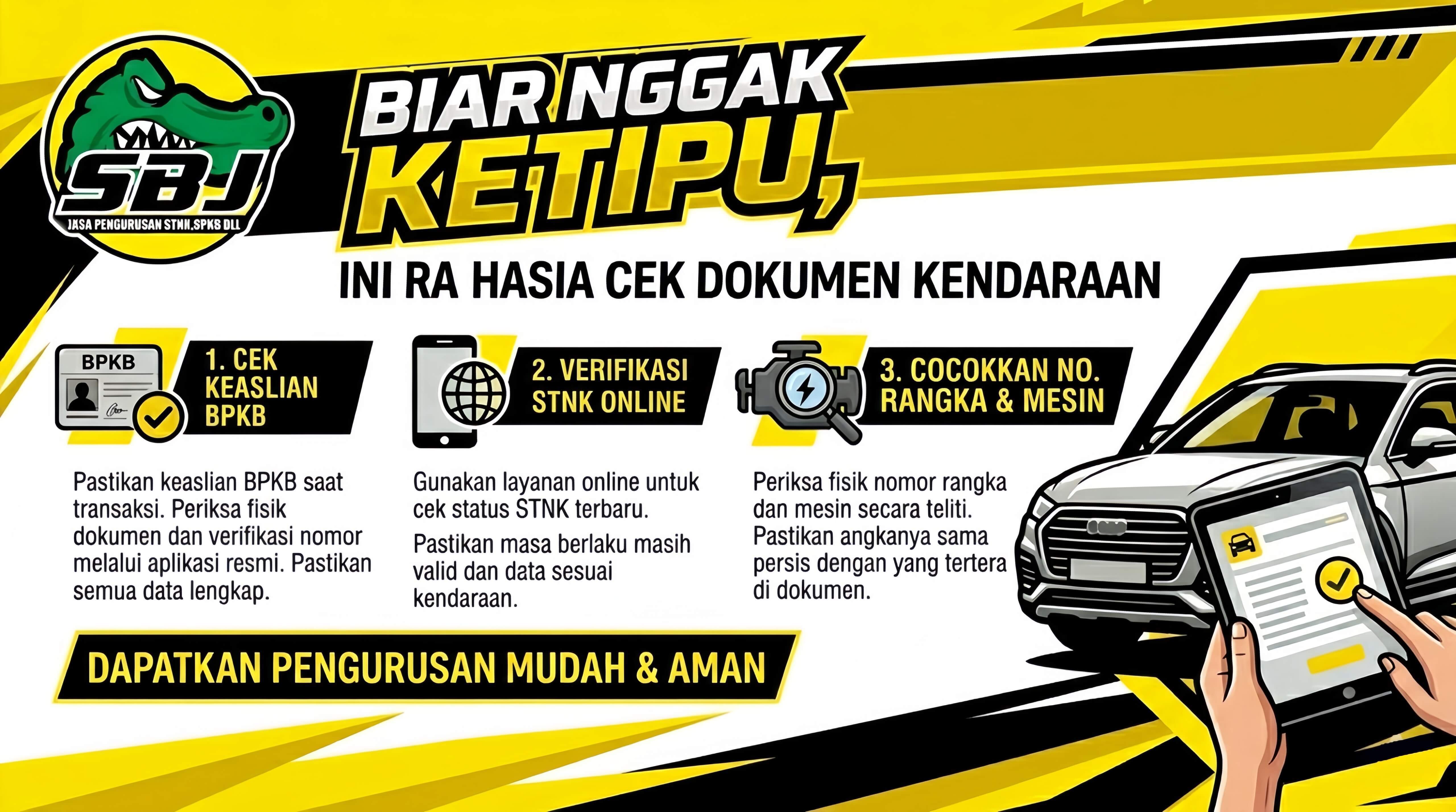 Biar Nggak Ketipu, Ini Rahasia Cek Dokumen Kendaraan