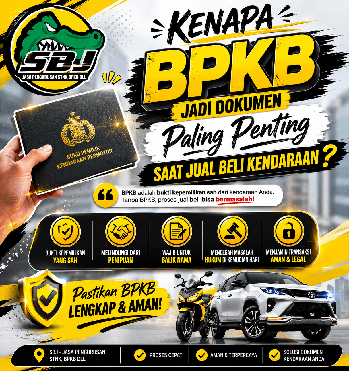Kenapa BPKB Jadi Dokumen Paling Penting Saat Jual Beli Kendaraan?