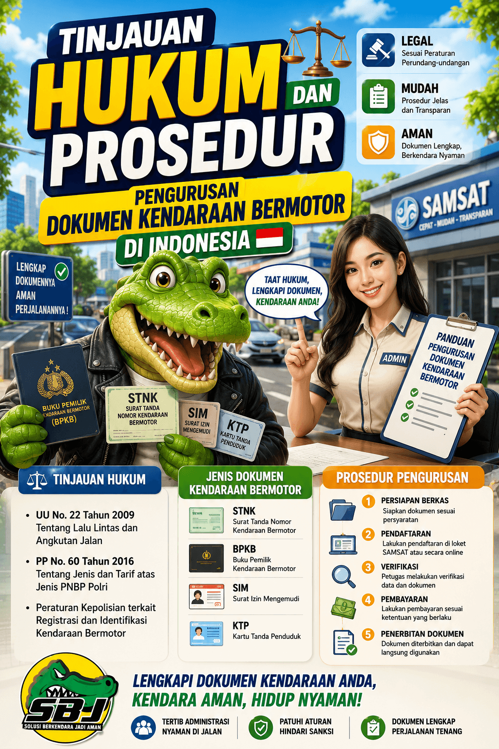 Tinjauan Hukum dan Prosedur Pengurusan Dokumen Kendaraan Bermotor di Indonesia