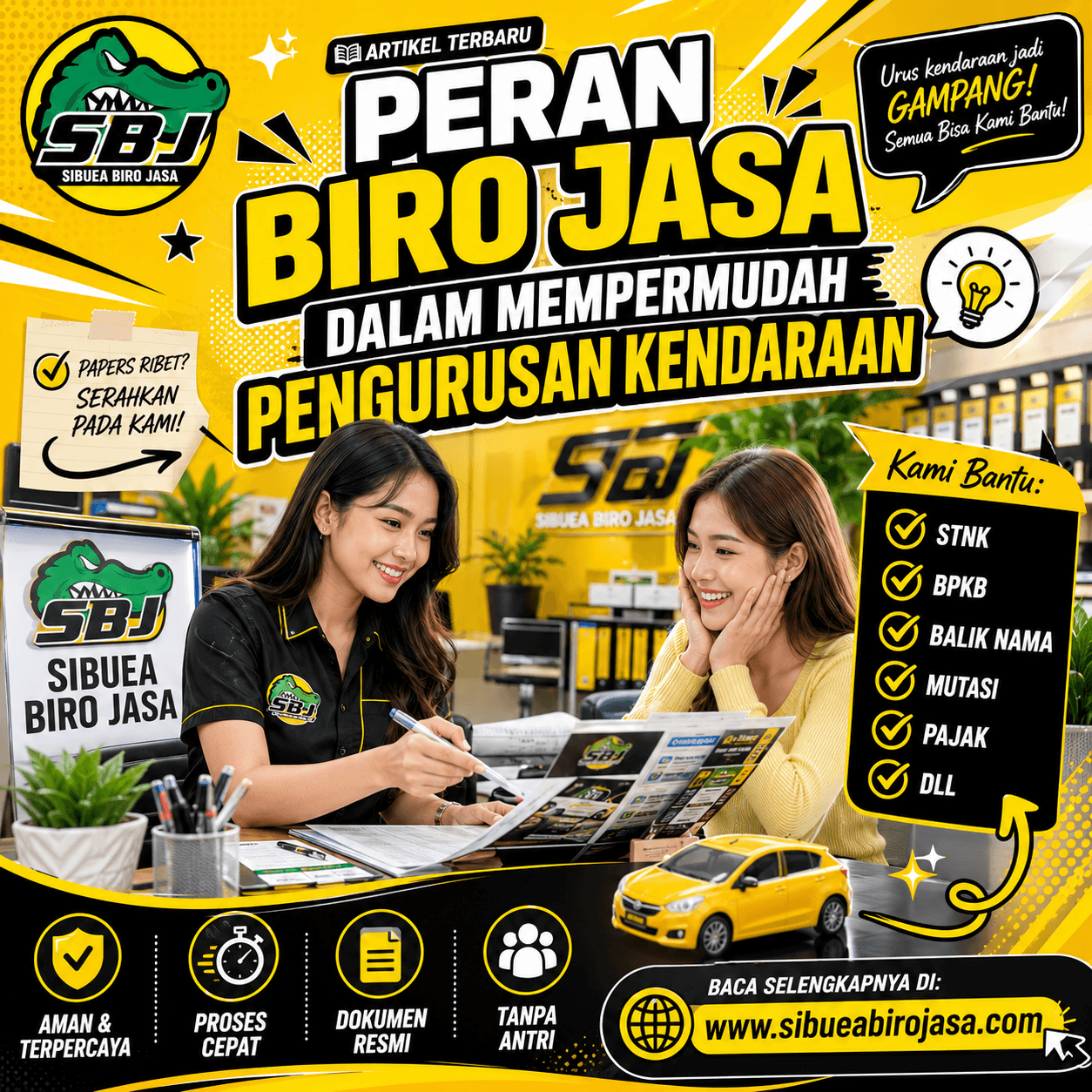 PERAN BIRO JASA DALAM MEMPERMUDAH PENGURUSAN KENDARAAN