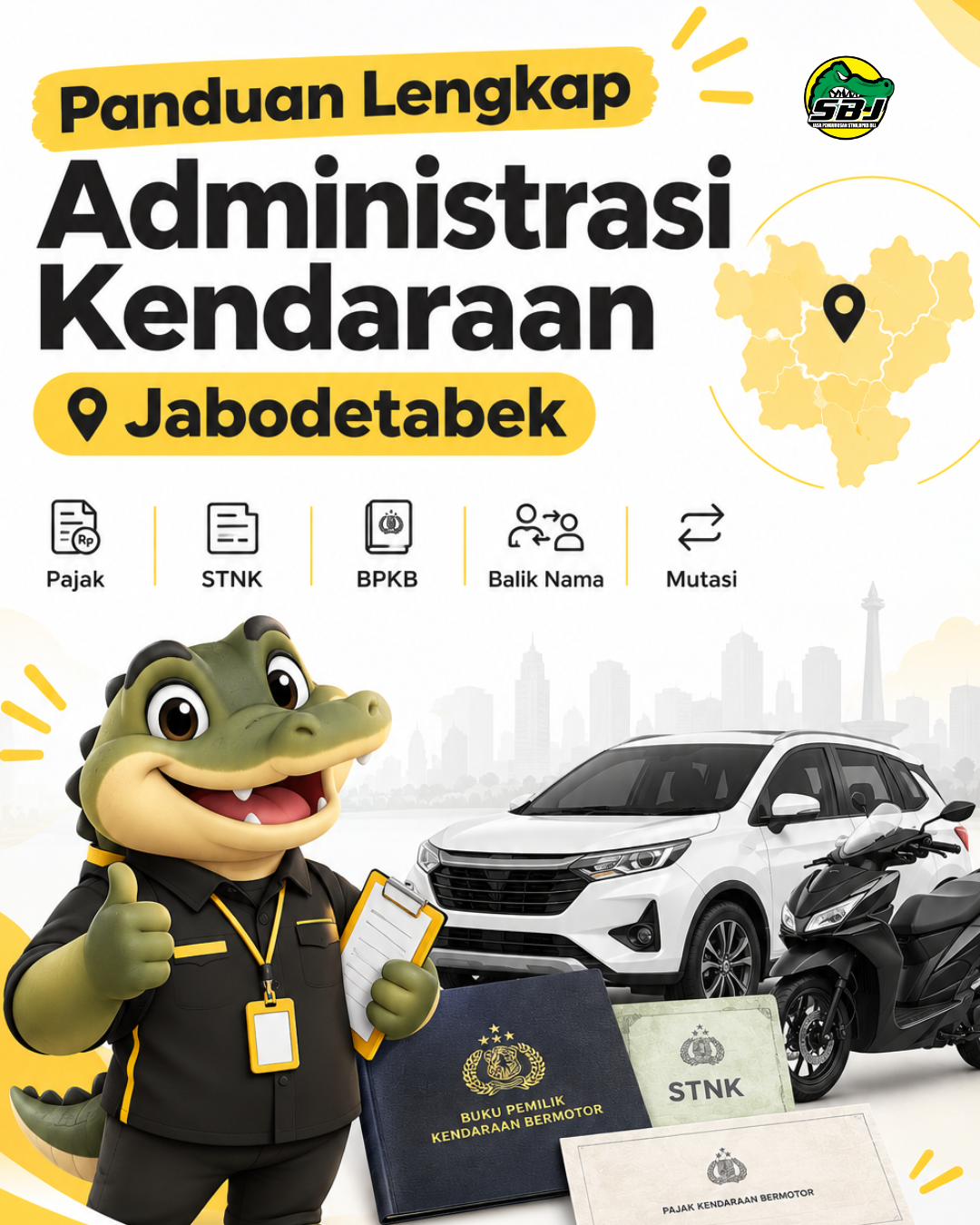 Panduan Administrasi Kendaraan Jabodetabek: Pajak, STNK, BPKB, Balik Nama & Mutasi