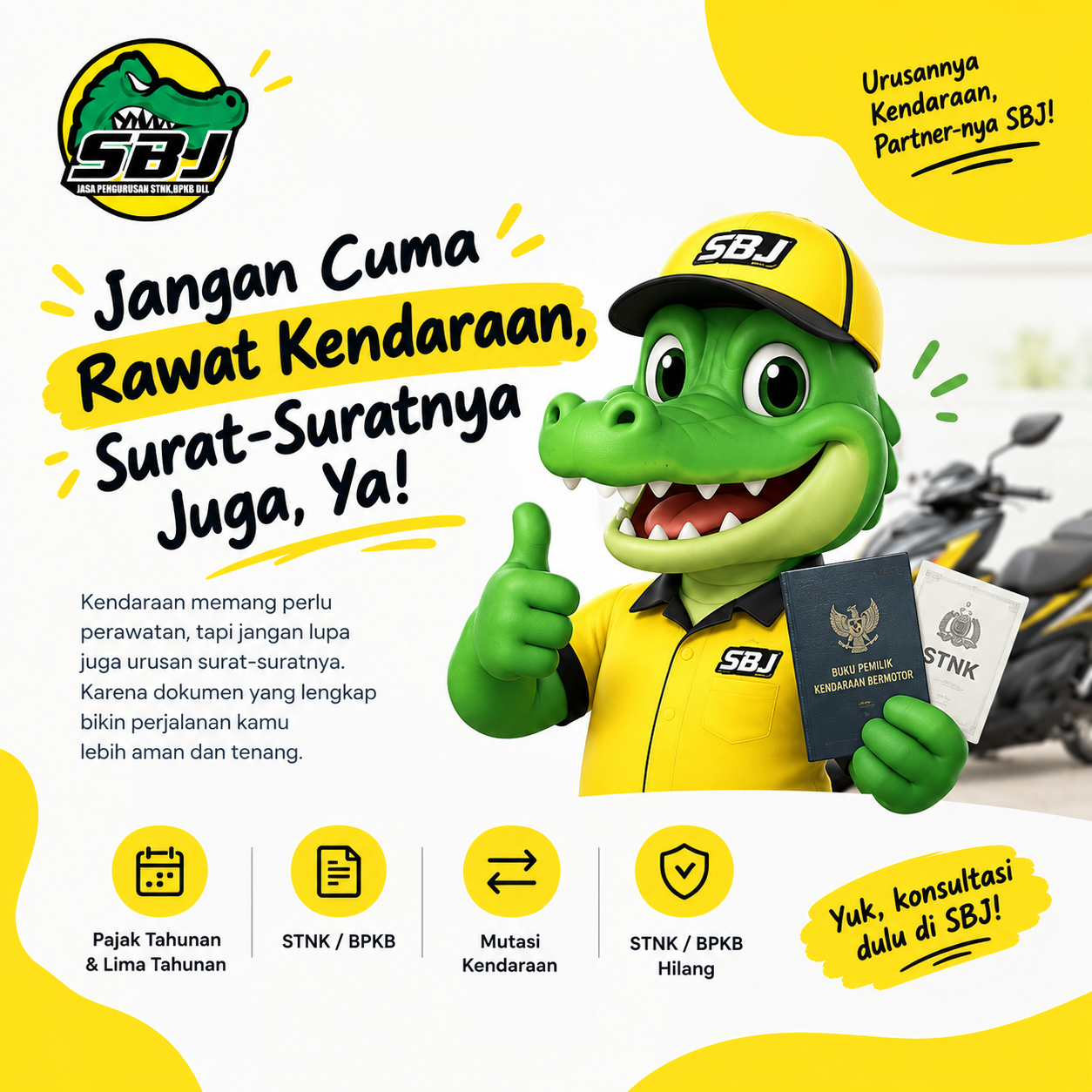 Jangan Cuma Rawat Kendaraan, Surat-Suratnya Juga, Ya!